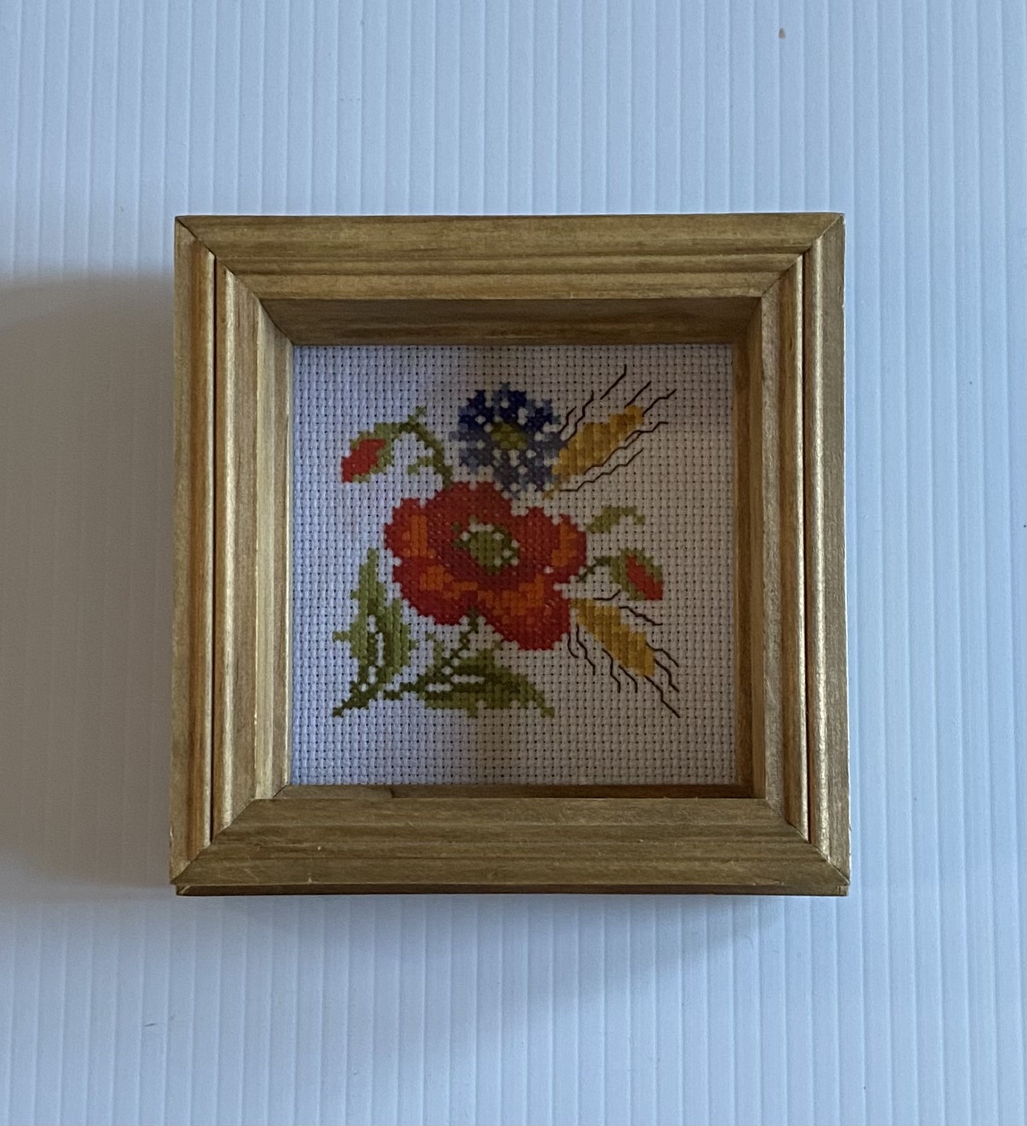 Small Floral Cross-Stitch